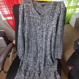 Torrid Knit Black and Gray Sweater 5XL